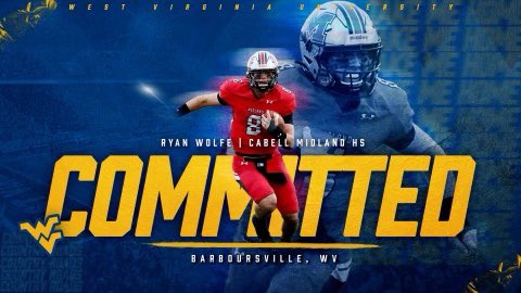 rrwolfe8's tweet photo. This is a dream come true thank you for this opportunity. @NealBrown_WVU @CoachWright37 @CoachBlaineStew @CoachJCasteel @WVUfootball With further notice I truly look forward to furthering my academic and athletic career as a mountaineer! LET’S GO MOUNTAINEERS  #100%Committed https://t.co/pXA82hSv28