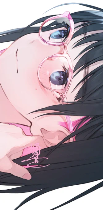 加筆中 めがねかわいいね 