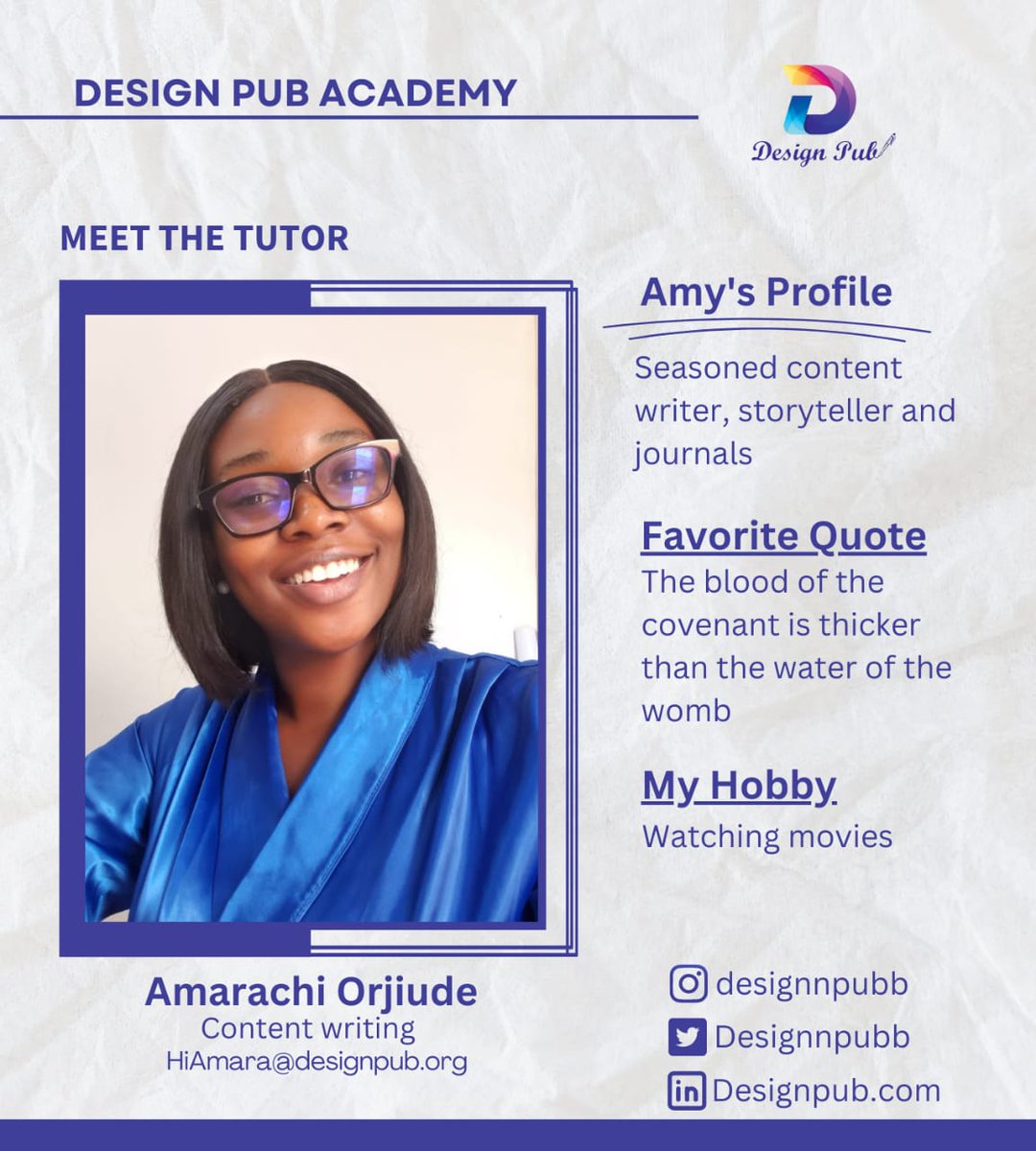 DesignPubb's tweet photo. Content writing just got easier with #designpub. Our seasoned tutors are giving it hot hot to our trainees.
Learn #contentwriting in the simplest form. https://t.co/cSVve4m3px