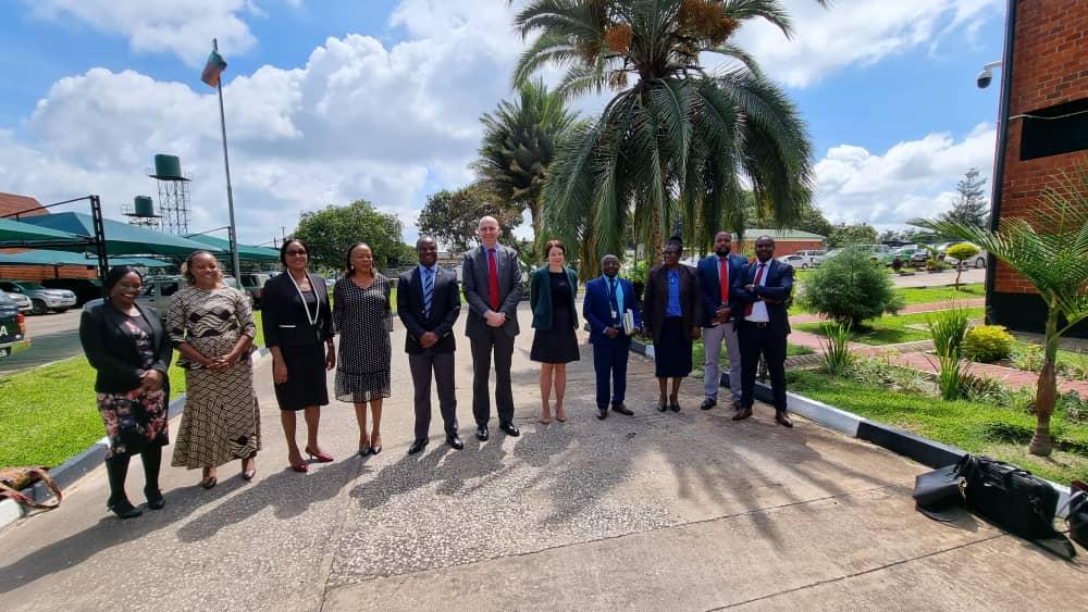 FergusDrake1's tweet photo. Wonderful to be in sunny Zambia talking to the government about support in public financial management, procurement and infrastructure audits to ensure resources go further for the Zambian people. Launching our new office later this evening with our fabulous local team. https://t.co/aBNGokdjMh