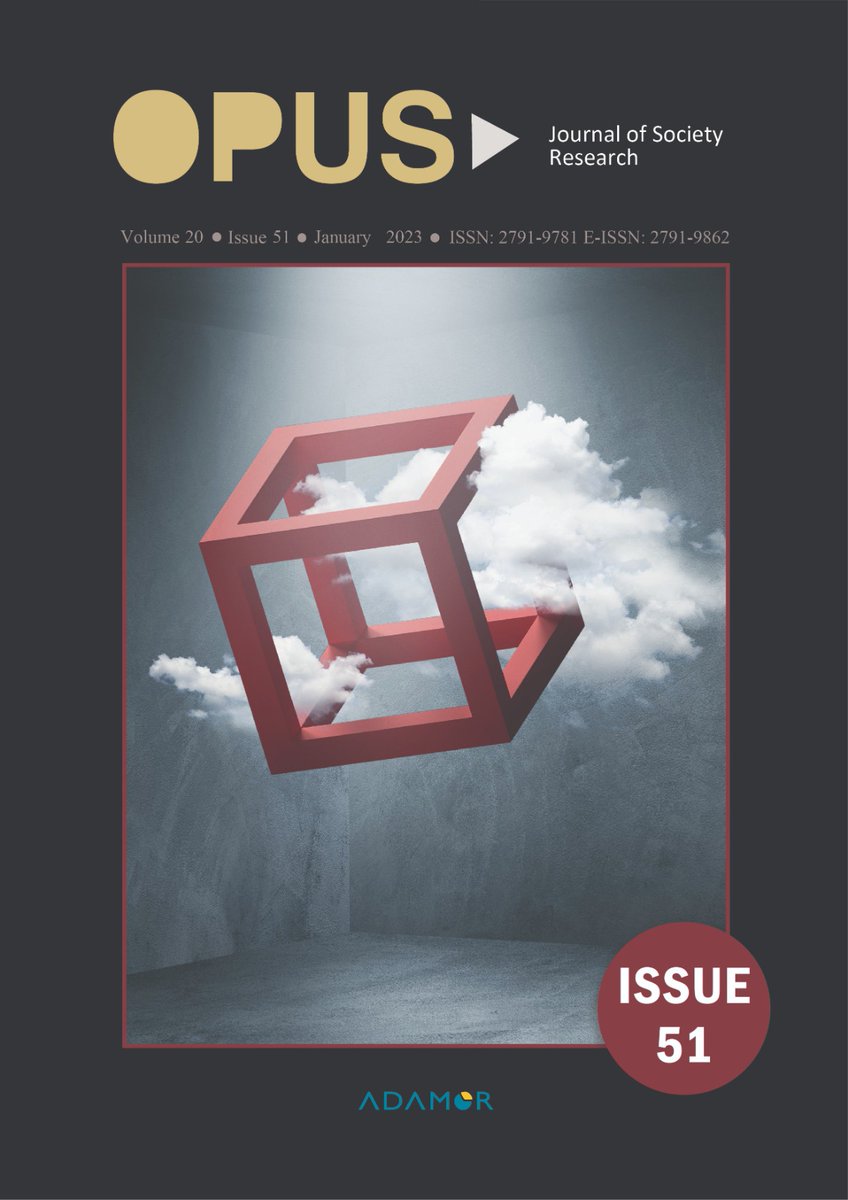 Issue of January is published. You can reach out, without being charged, by clicking the link below. Enjoy the readings!
dergipark.org.tr/tr/pub/opusjsr…

Ocak sayımız yayımda. Link üzerinden ücretsiz erişim sağlayabilirsiniz. İyi okumalar!
dergipark.org.tr/tr/pub/opusjsr…