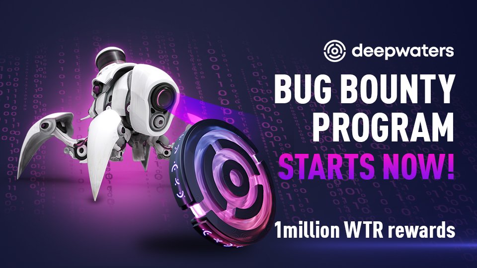 Bug Bounty Starts today! Head to our Discord to find out all the details discord.gg/deepwaters