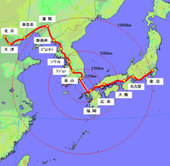 「日韓トンネルが出来ると日本が危ないとかなってるけど俺はそれ以前に万一開通したとし」|こば＠ジェミニのサガっ子クラブのイラスト