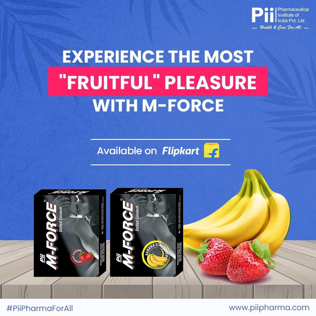 piipharma's tweet photo. Get your basket of mutual satisfaction with utmost love and care today!

M-Force Condoms, available on Flipkart.

#piipharma #piipharmaforall #mforce #flavouredcondoms #fruitfulpleasure #flipkart #ordernow https://t.co/KYo5pgKLwl