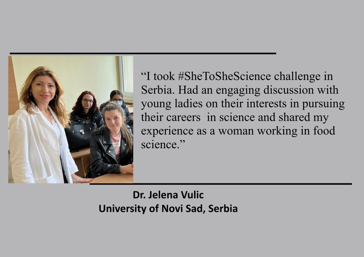 FauziatuAhmed's tweet photo. From #Mauritius, a call for global ACTION for more women in #Science
This International Day for Women & Girls in Science & Everyday join the #SheToSheScience campaign
Be it direct ACTION /being an enabler of ACTION lets inspire the next generation of #womeninscience
#IDWGIS https://t.co/mUsD19Gz7h