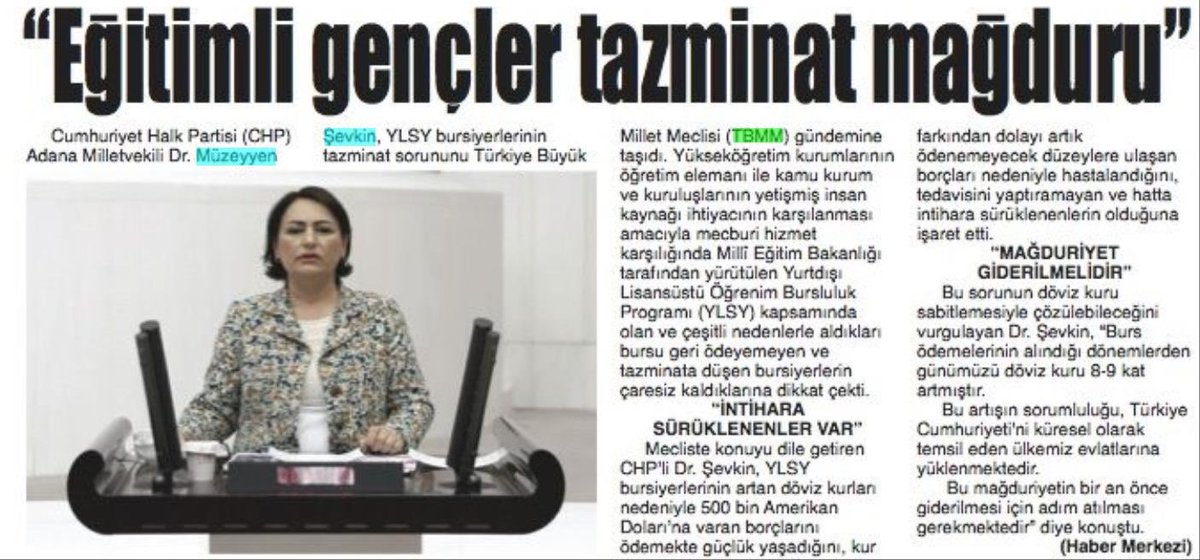 Ülkemizi yurtdışında temsil eden bursiyerler 500 bin dolarlara varan tazminatla karşı karşıya!
#YLSYtazminat mağduriyeti giderilmelidir.
#ylsy