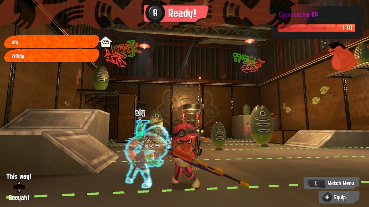 ddip528's tweet image. Ran into @AlySplatoon in FL and then we twinned! Tysm for the carries, Aly! #YourBack #Splatoon3 #NintendoSwitch