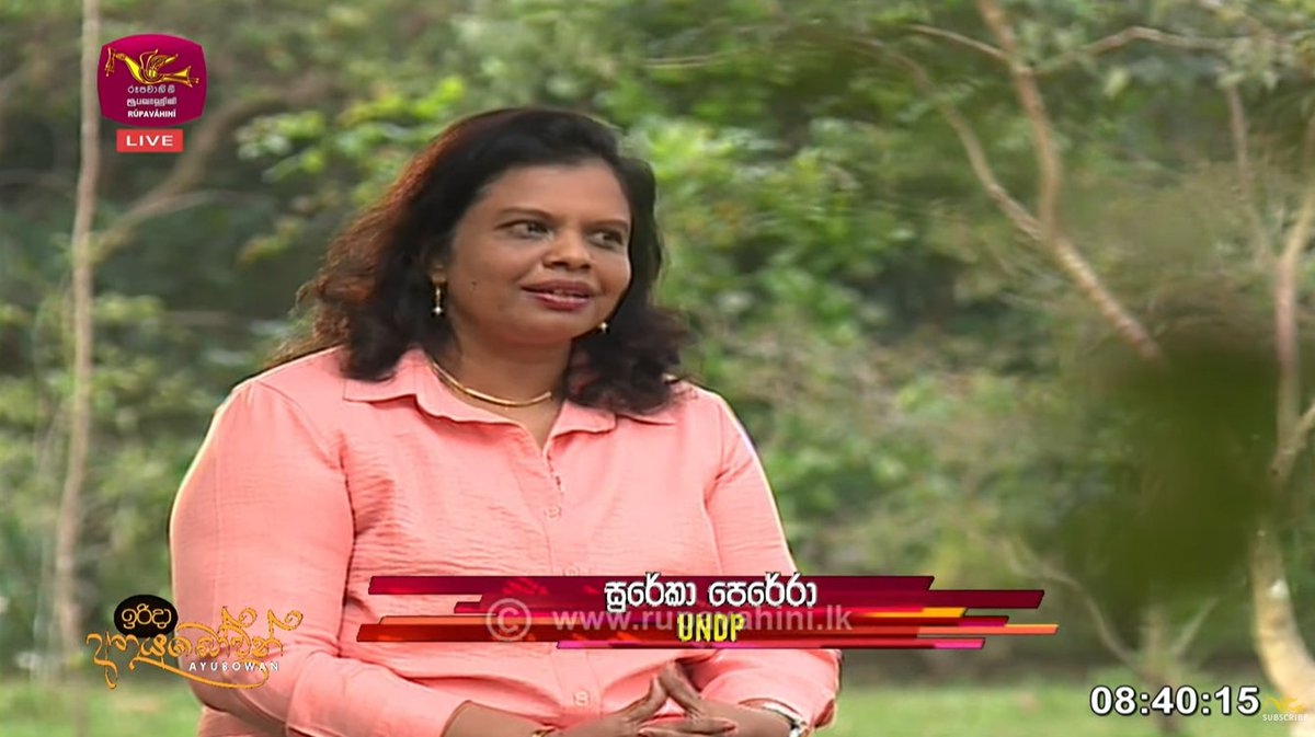 UNDPSriLanka's tweet photo. In line w/ #WorldWetlandsDay2023, @UNDP #lka's Sureka Perera, Prog Quality &amp; Design Analyst - Climate &amp; Env Team, spoke on the Urban #Colombo Wetlands + it's rich biodiversity on @rupavahinitv's 'Irida Ayubowan' programme 🌱

Watch more: https://t.co/BkjNUynkEI https://t.co/OmRn6eK7cN