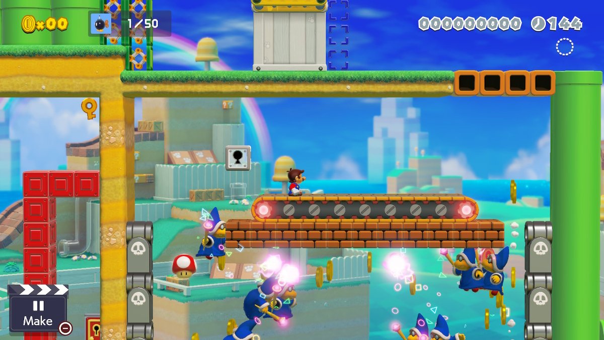 MoiGaray's tweet photo. #newlevel #newlevelalert #dayoffproductivity #nintendo #nosabo #nosabokid #brokenenglish #videogames #SuperMarioMaker2 #NintendoSwitch https://t.co/CtOSLWcOC9