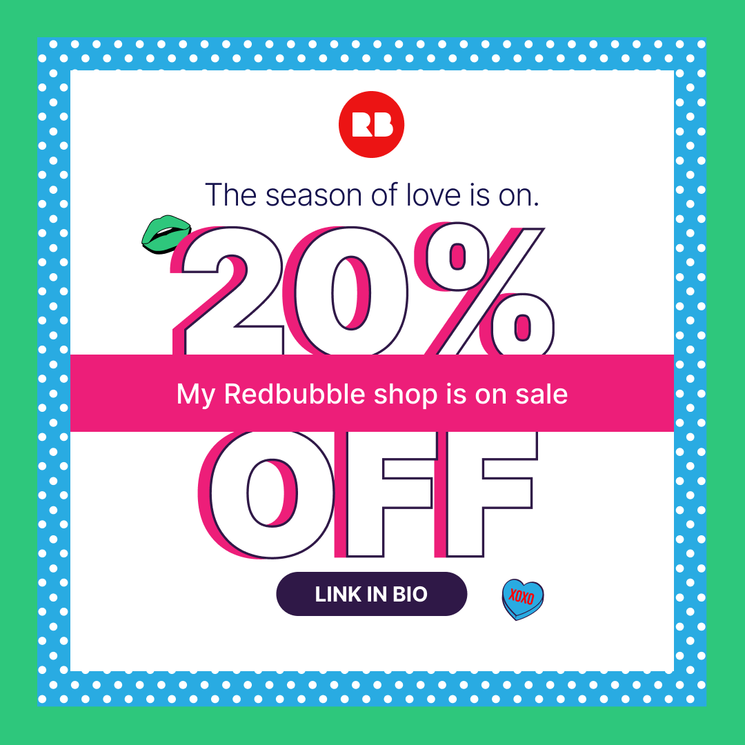Come and buy anything in my store! This is a big sale!
DisneyLegend724.redbubble.com
#RBseasonoflove #redbubble #findyourthing #redbubbleartist #ValentinesDay