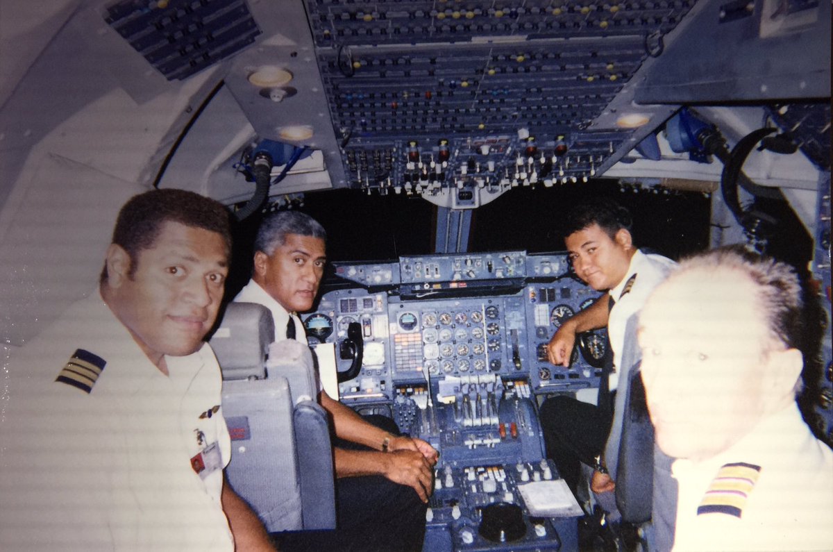 JCavalevu's tweet photo. Had the pleasure of flying the #QueenOfTheSkies from 1997 to 2001. The 2 aircraft with FJ at the time were B747-200’s (DQ-FJE &amp; DQ-FJI) both leased from #Qantas. DQ-FJI is now at the QF museum in Longreach.  MoceMada747! #StillMyFavorite https://t.co/fkYE5luE1b