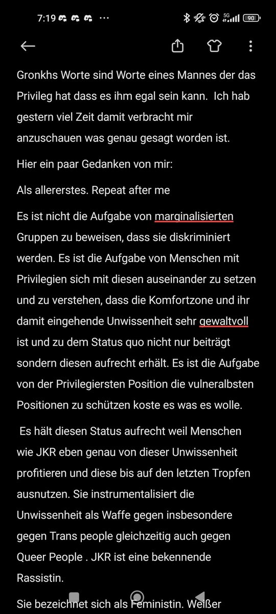 Iamblackgstar's tweet image. Meine Gedanken zun den transfeindlichen Aussagen von Gronkh  in Bezug auf JKR und HogwartsLegacy.
Hört betroffenen zu. Gibt genug Menschen die das was ich da sage seit Monaten auf allen Plattformen sagen.
