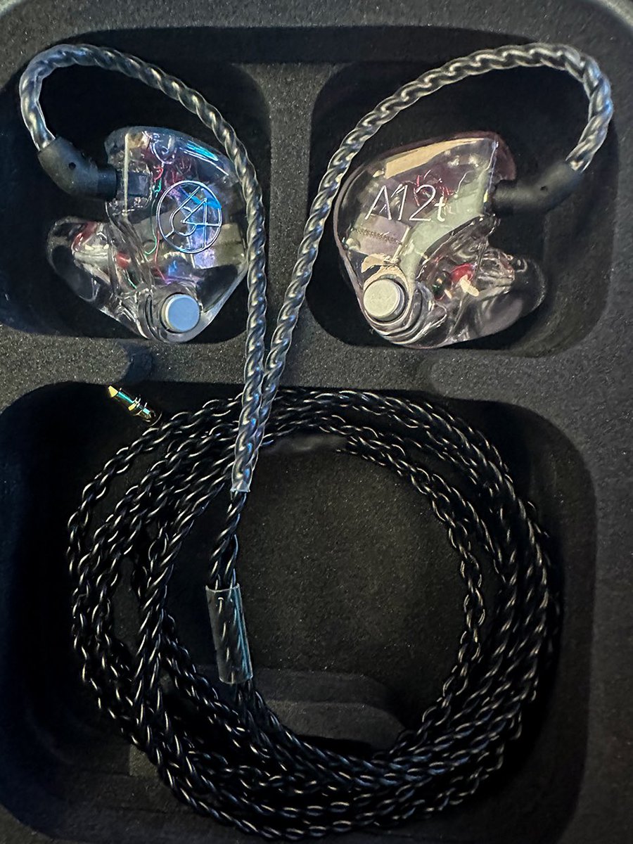 era4ser's tweet photo. Finally got my dream A12t CIEM’s.   Thank you @64audio. They are a perfect fit, and sound as good as they look. Glad to finally be part of the #64Fam https://t.co/3WbHxz1kxR