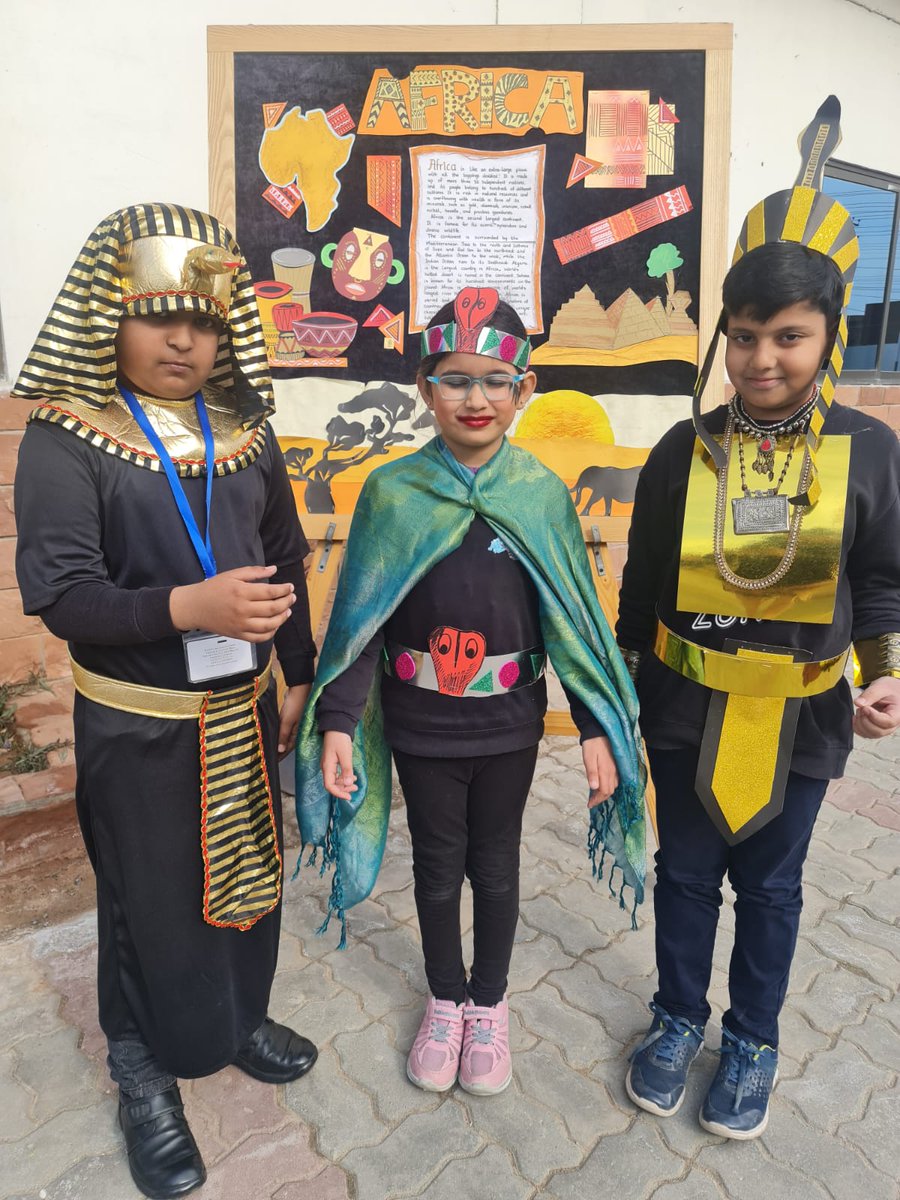 Froebels's tweet photo. As part of their @The_IPC Unit, Temples, Tombs, and Treasures, Year 3 students dressed up as Egyptian Pharaohs to stroll through history and unravel the mysteries of Ancient Egypt.
#Froebels https://t.co/cwui4wHCeB