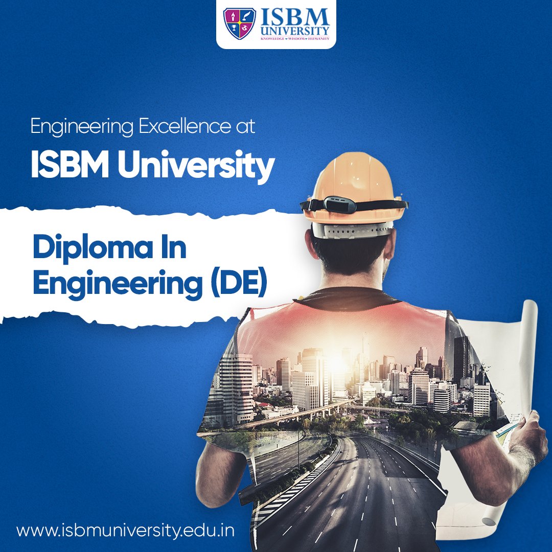 ISBMUniversity's tweet photo. Engineering the Future, Today with ISBM University.
Transforming your goals into reality with Diploma in Engineering course.
Enroll now at https://t.co/8k30ffK1AN.
#isbm #university #isbmuniversity #diplomainengineering #engineer #course #enrollnow https://t.co/UdeYB9jadL