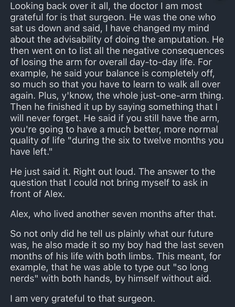 technodadreddit's tweet photo. cw// cancer, amputation https://t.co/6TkcZpMAjU