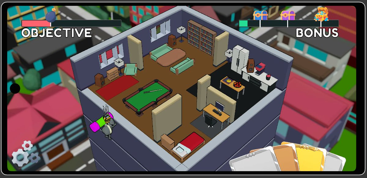 JMachineGames's tweet photo. @Ajo1322 Currently working on a mobile game called Deploy Annoy. We all got annoying neighbours and now you get to wreck their stuff! Work your way up to the top floor before you run out of bullets! 👀📱🍋 https://t.co/mKSc3VtoRI