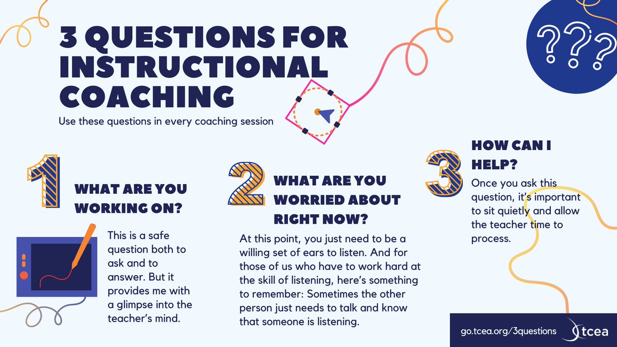 troyXwhite's tweet image. 3 Questions for Instructional Coaching from @TCEA #instructionalcoaching #growthmodel #coachingconversations #GoVampires