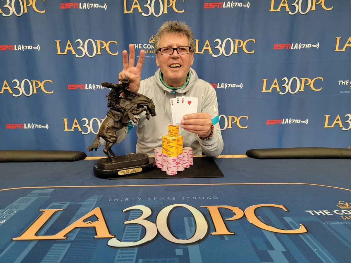 EVENT 33 $600 STUD <a href="/CommerceCasino/">The Commerce Casino & Hotel</a> <a href="/ESPNLosAngeles/">ESPN Los Angeles</a> Champion is <a href="/sendittopapa/">Salah Levy</a> who now has a Remington in NLH, STUD HI/LOW and now STUD. CONGRATULATIONS!!! See you Saturday for the Championship!   commercecasino.com/wp-content/upl…