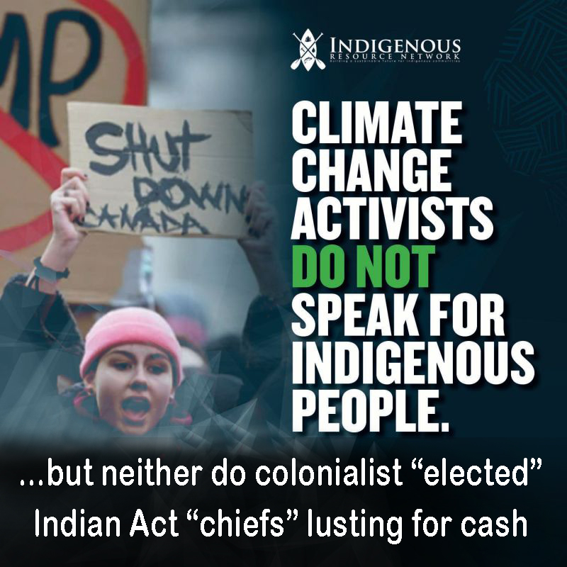 Did the @IRN_Indigenous misspell 'greed' 'climate crisis' & 'colonialism' in their meme ...or are they just fossil fuel industry shills? #Indigenous #IndianAct 
#FossilFuel #FossilFools #ClimateCrisis #GeneralStrike #ShutDownCanada #KKKanada #LandBack