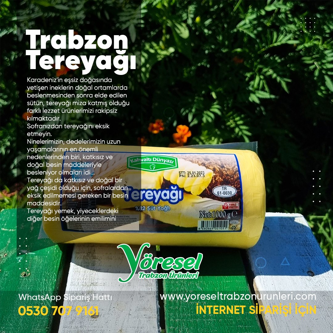 yoresel_trabzon's tweet photo. Trabzon Tereyağı

https://t.co/0VD8uH7K2m'da!

✅750 TL ve üzeri siparişlerinizde kargo ücretsiz!
✅WhatsApp Sipariş Hattı: 0530 707 9161 https://t.co/YZDYwDBbn3
