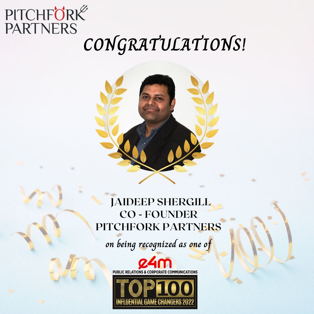 Congratulations to our mentors and leaders, @sunilhanmer and @jaideep19, on being recognised by @e4mtweets Top 100 Most Influential Game Changers (PR and Corporate Communications) 2022! We are honoured to be learning from you both. 
#PR #CorpComm #AwardWin #Top100 #GameChangers