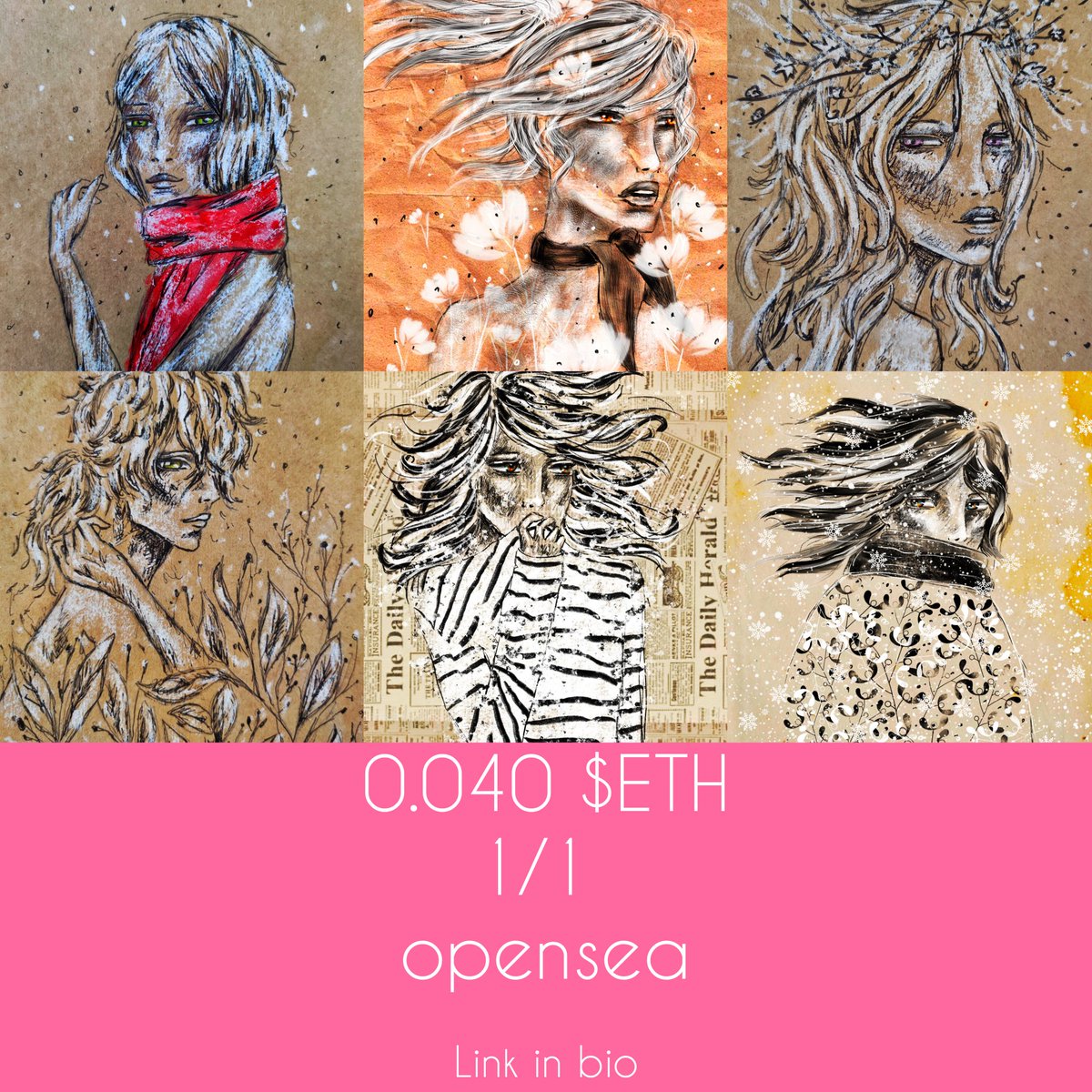 ☀️😻 Good morning #NFTfamily

🤍I will be happy if you see my collection!
 🍀Have a wonderful day.

▶️opensea.io/Parusbicolor