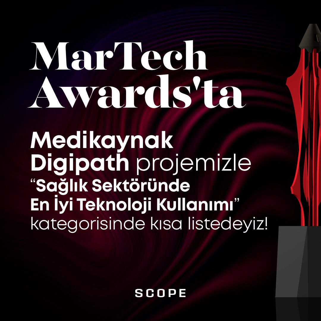 MarTech Awars’ta markamız Roche Türkiye ile birlikte hazırladığımız Medikaynak Digipath projemizle Sağlık Sektöründe En İyi Teknoloji Kullanımı kategorisinde kısa listedeyiz!👇🏻

martechawards.org/kisa-liste-202…