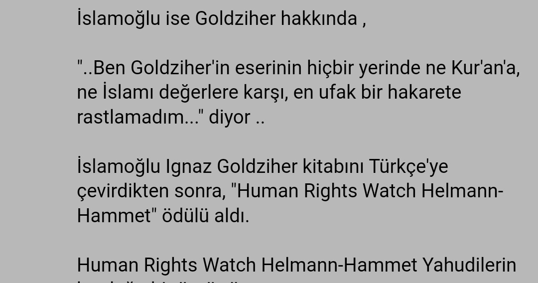 Hadismudafaa's tweet image. Goldziher'in kitabını Türkçe'ye tercüme ederek ödül alan M. İslamoğlu bir proje adamıdır.

Bu malumatları sizlerin vicdanına bırakıyoruz: