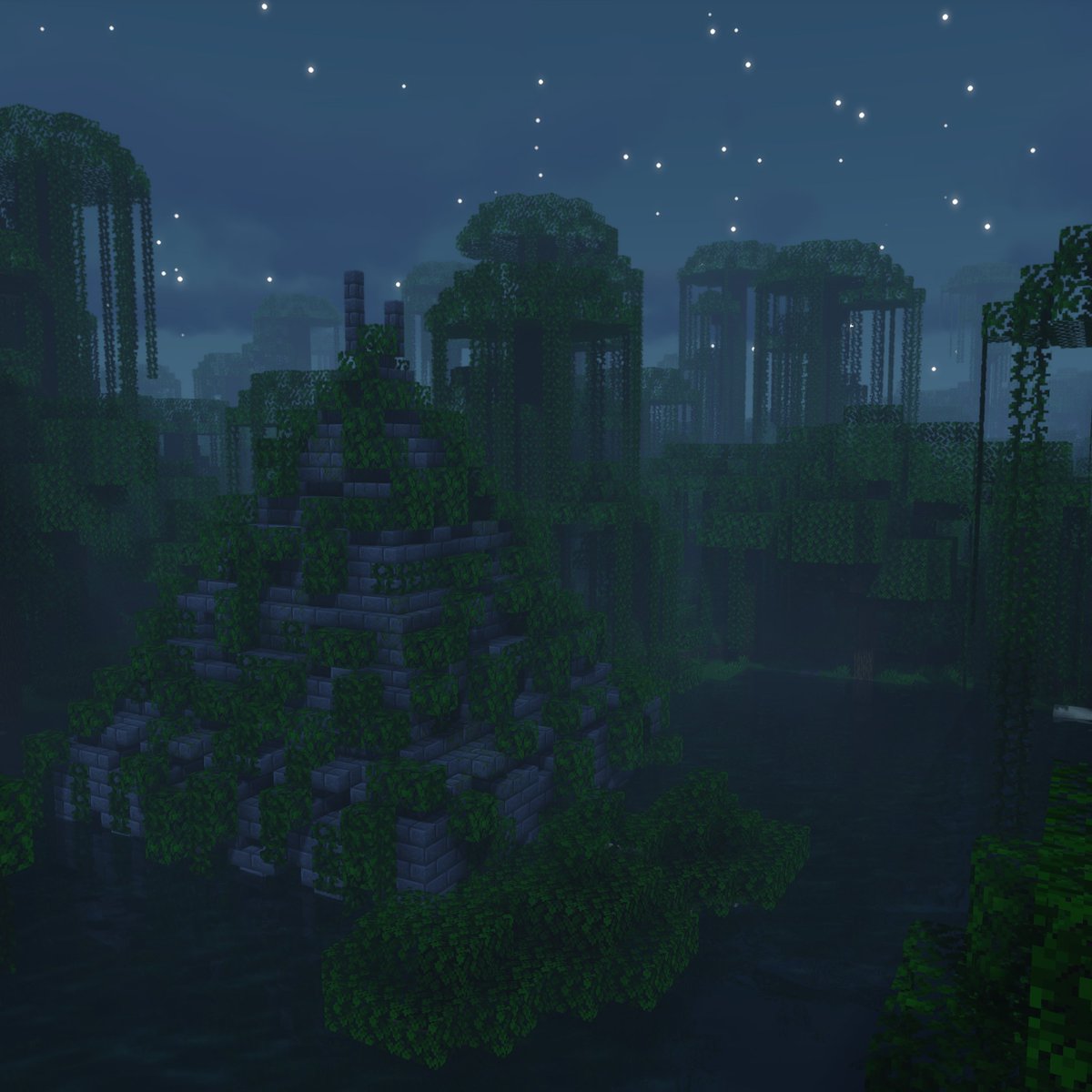 In the depths of a mysterious jungle temple, whispers of ancient secrets and untold treasures fill the air. Adventure awaits! 🗿🌿 #jungletemple #mystery #adventure #BabylonMC #mcserver