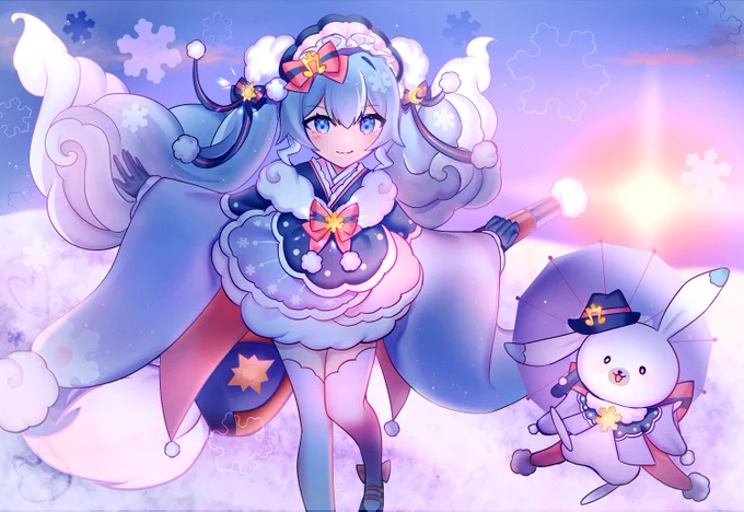 #雪ミク#初音ミク#ツインテールの日 