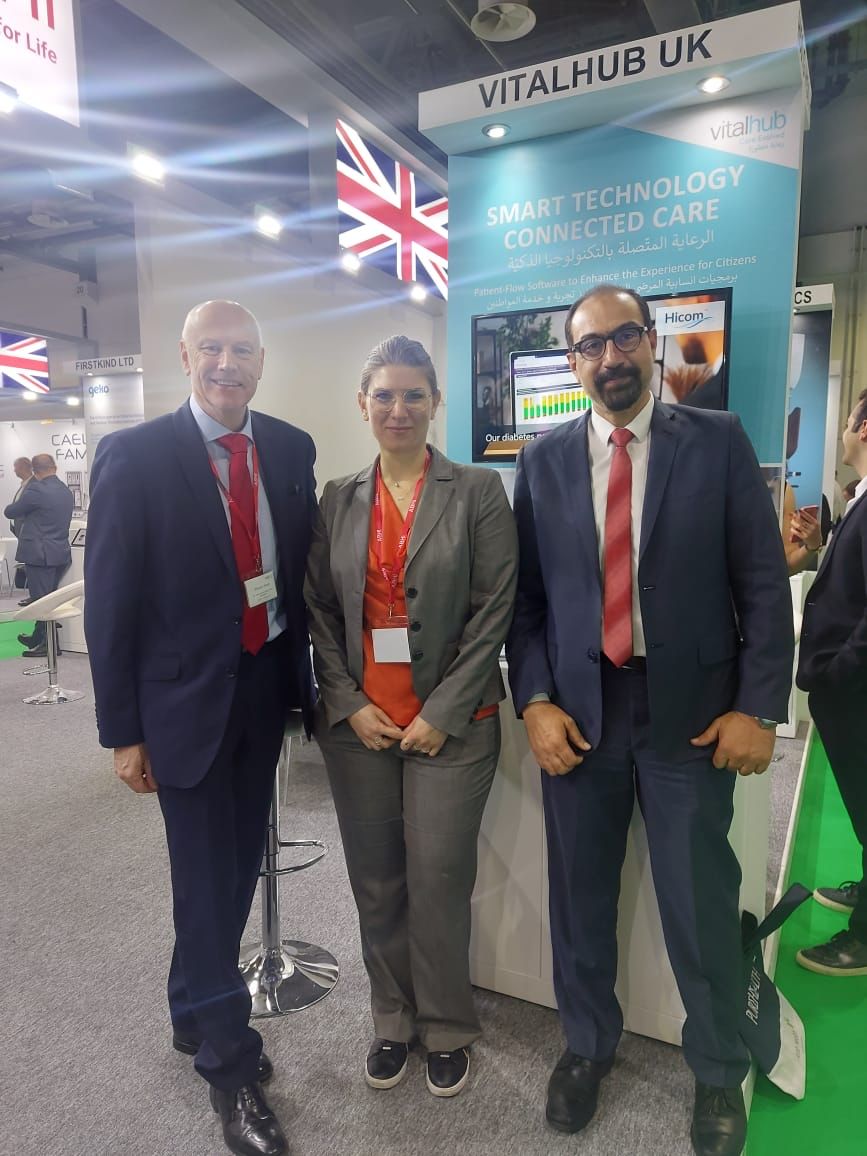 It's the last day of #ArabHealth already! 

The @VitalHubUK team are showcasing how we are supporting #hospitals across the world to improve #care services, achieve higher levels of #operational efficiency, and enable more #coordinated and ultimately safer care for #patients.