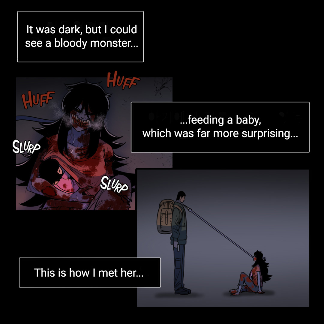 Daycomics_offi's tweet image. Even in the zombie world, mother's affection made me doubt my eyes 😭

If you want to be sentimental today, read &amp;lt;I’m a Mom&amp;gt; now!
🔗bit.ly/40krzaF

#daycomics #webcomic #daily #manhwa #drawing #illust #cartoon #doodle #comic