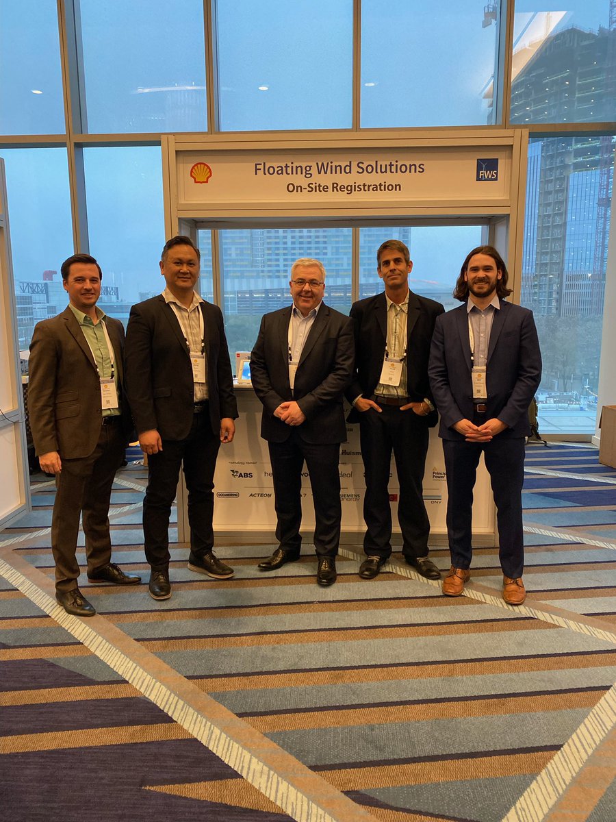 floventis's tweet photo. 🇺🇸 @floventis team at #floatingwindsolutions #fosw #cierco #cademo #sbm #we #love #floating #wind https://t.co/iYlsp1lhve