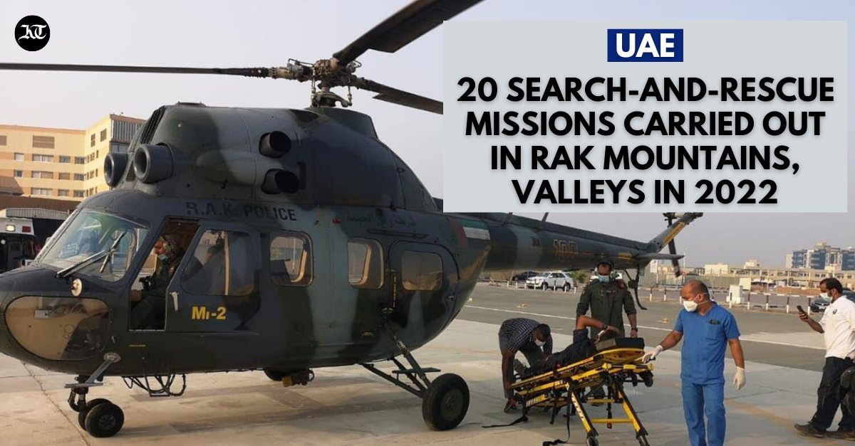 khaleejtimes's tweet photo. #UAE: @rakpoliceghq Aviation Section carried out 88 missions, including 20 search and rescue ones, over the past year in various parts of the emirate. The number is 10 more than that of 2021
https://t.co/0mTCjpCBTo
#RAKPolice #rescuemissions https://t.co/7K6yThwUnp