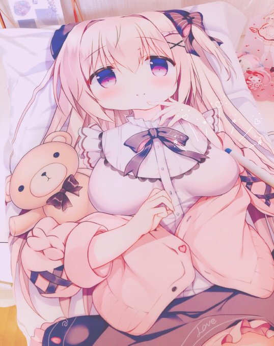 むにむにかんなちゃん枕🥳✨初めて作ったけどちゃんとむにむにしてる👉 