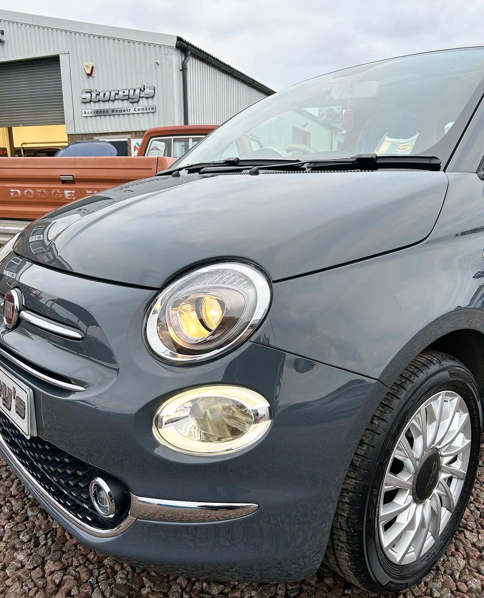 StoreysArc's tweet photo. Fiat 500 front end repair completed. Painted with @PPGRefinishUK #ManufacturerApproved #Envirobase https://t.co/Cqsq0inrie