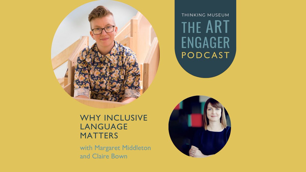 The ways museums communicate can unintentionally exclude and alienate visitors.

Today on the podcast I'm chatting to <a href="/magmidd/">Margaret Middleton</a> about how we can be more inclusive and intentional about the language we use. 

podcast.artengager.com/episode/why-in…
