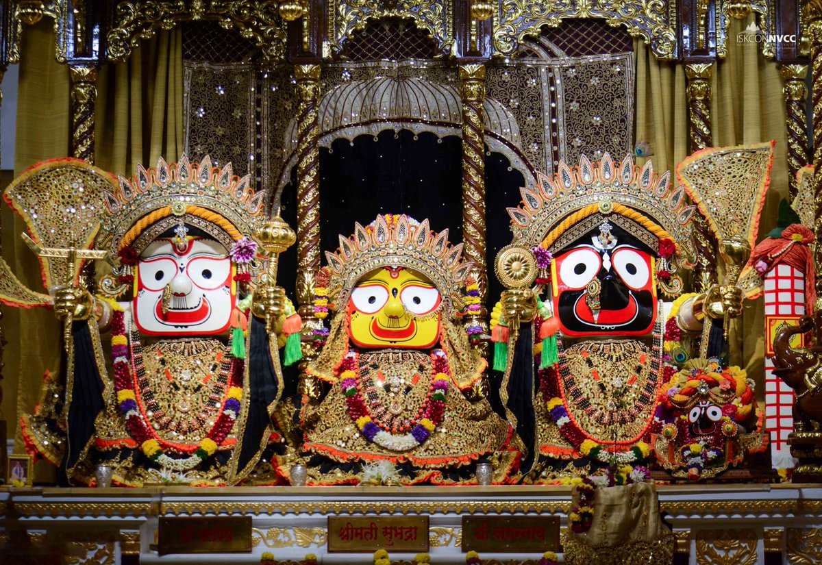 ISKCONPune's tweet photo. Today's 02/02/2023 Darshan
Sri Sri Jagannath Baldev Subhadra
#iskconnvcc10thanniversary
#ISKCONNVCC #ISKCONPune #ISKCON
#PUNE #DailyDarshan #harekrishna
#Thursday #2ndfebruary #2ndfebruary2023
#nvcc #radhavrindavanchandra
#iskcondesiretree #harekrsnatv #art
#harekrsnatelevision https://t.co/lG0yGktmnA