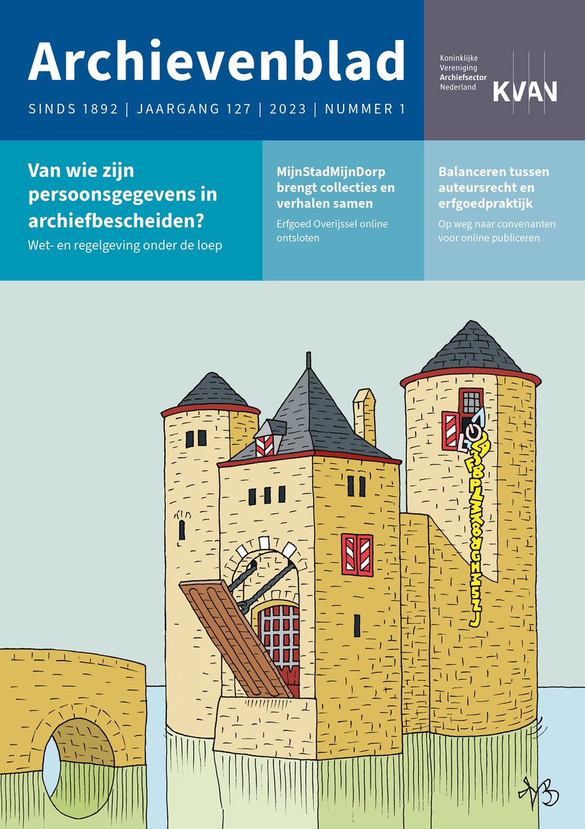 Het thema in dit Archievenblad is #eigenaarschap
* Wie gaat over persoonsgegevens in archiefbescheiden? <a href="/NoorSchreuder/">Noor Schreuder</a> 
* Democratisering van eigenaarschap (Saskia Noot)
* Van wie zijn archieven? <a href="/wavandijk/">Wouter van Dijk</a>
* Stand van zaken met Peter Horsman (<a href="/Reniervdg/">Renier v/d Giessen</a> &amp; Kirsten van den Eijnde)