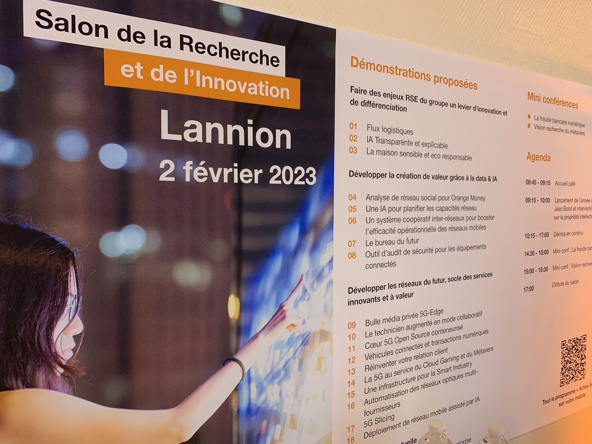Salon de la Recherche et de l’Innovation d’Orange à Lannion. Top départ !