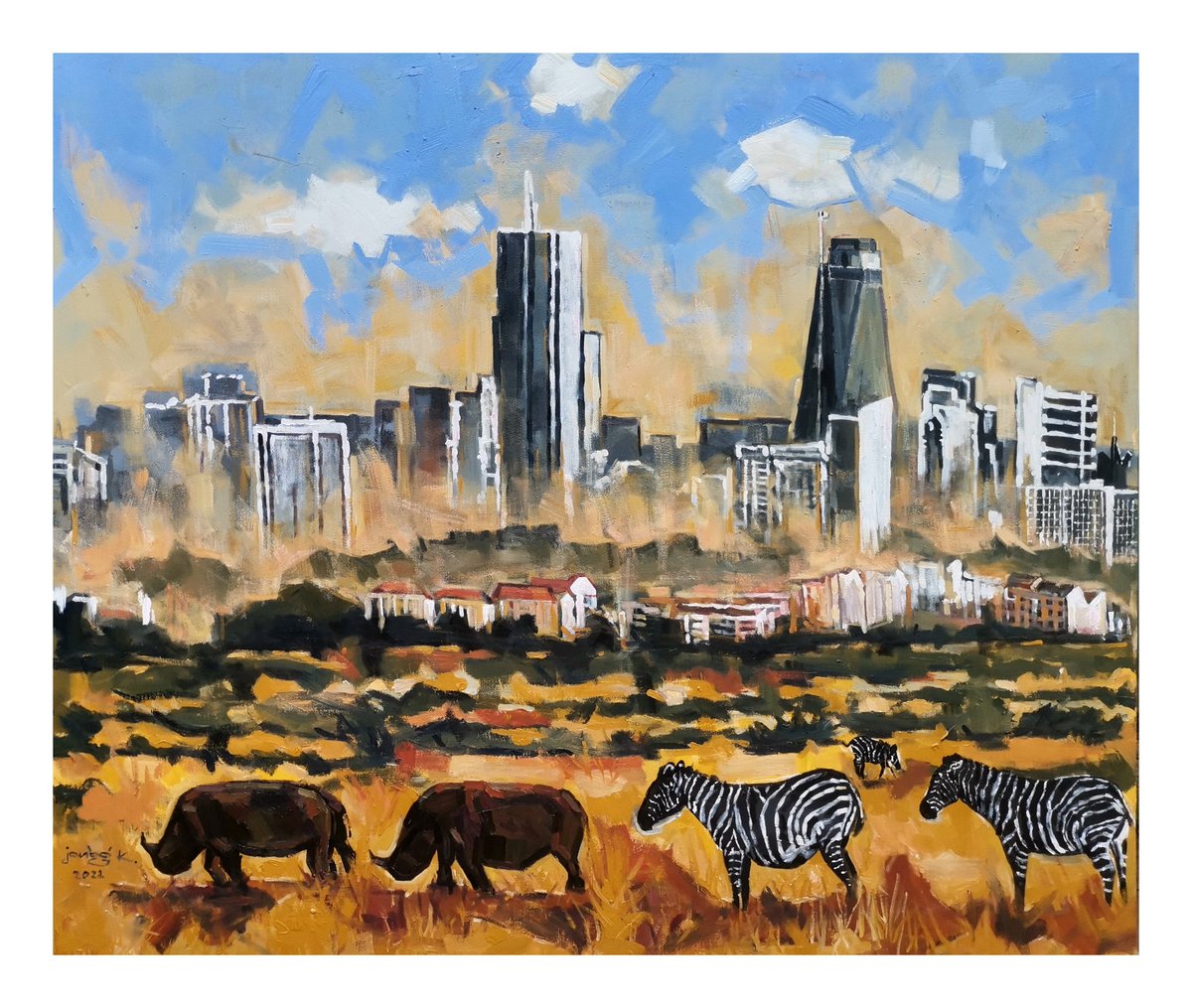 Final piece of the nairobi series.
Nairobi national park.
Acrylics on canvas.
#Nairobi #Nairobinationalpark #Kenya #africanart