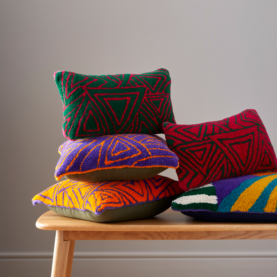 I LOVE this gorgeous photo, styled and shot by @lumacontent! So much colour, texture and warmth... an easy way to revitalise a room without painting a wall or changing the furniture. click the link in my bio to see which colourful cushion you would add to your home and let me kno