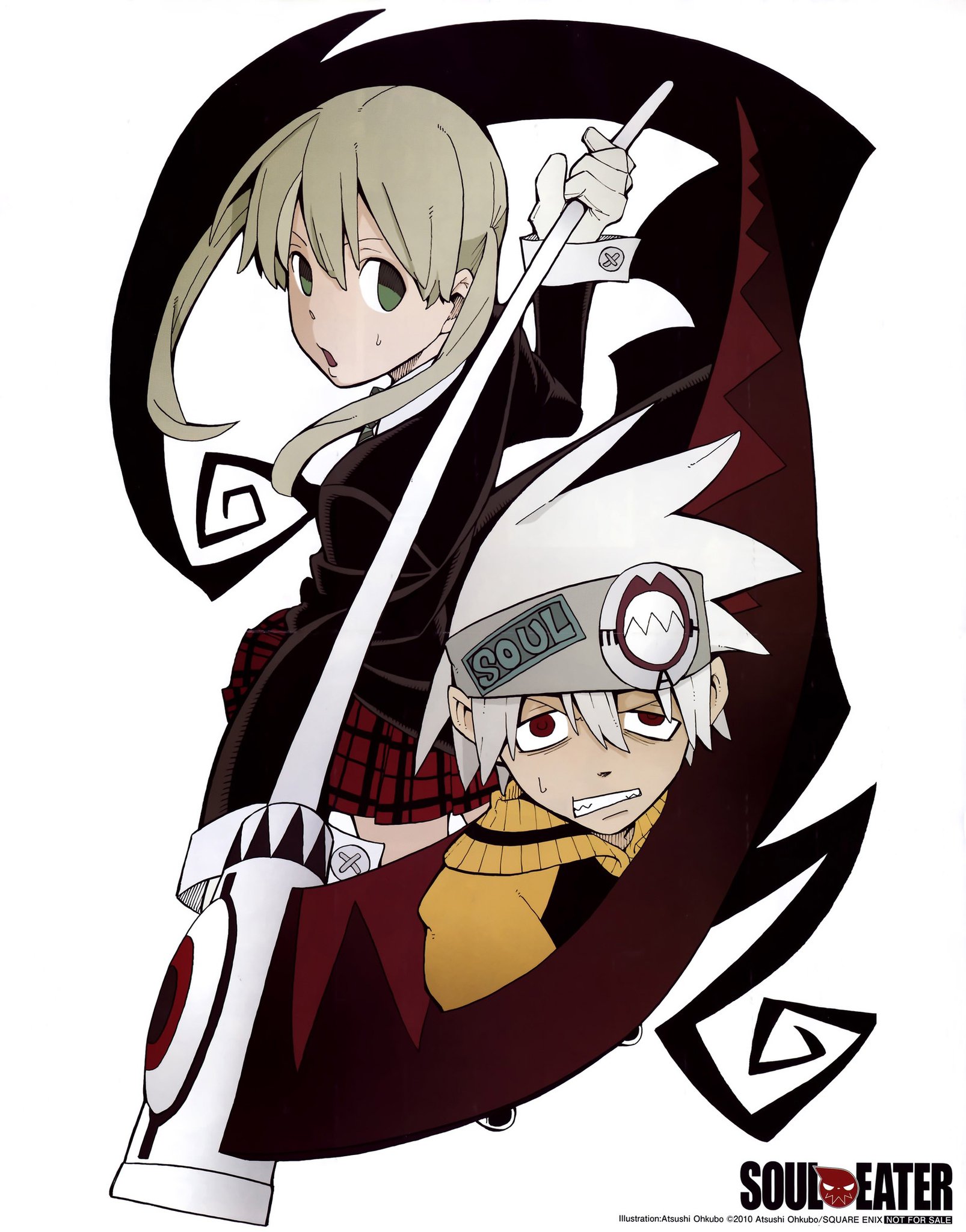 MaxSouls on X: #SoulEater I don't like conspiracy theories, but I think  Maka's style looks different than in the 2008 anime, and on the poster  announcing the new Soul Eater merch, we