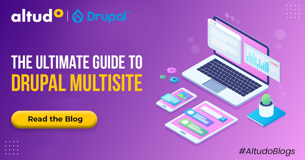 GoAltudo's tweet image. Don't miss #Drupal's potential to streamline development, upgrade and #ContentManagement of your #Multisite business: bit.ly/Altudo-Blogs-t…

#DigitalExperience #Automation #MultiBrand #DrupalCMS #DrupalDeveloper #DrupalCommunity #AltudoBlogs