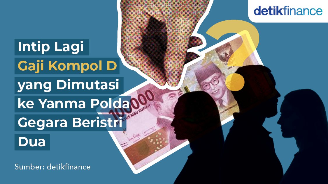 detikfinance's tweet photo. #Thread
Dirinya terseret atas kasus kecelakaan yang menewaskan mahasiswi Selvi Amalia Nuraeni (19) di Jalan Raya Bandung-Cianjur, berapa gaji Kompol D?
#kompold #audia6 #gaji #polisi https://t.co/pQNXTGKF3k
