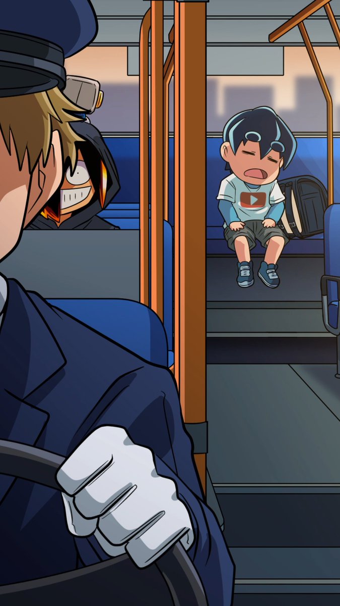 本日も18:30ショート動画投稿です🚌💨 今回はこっそりさとしくんの