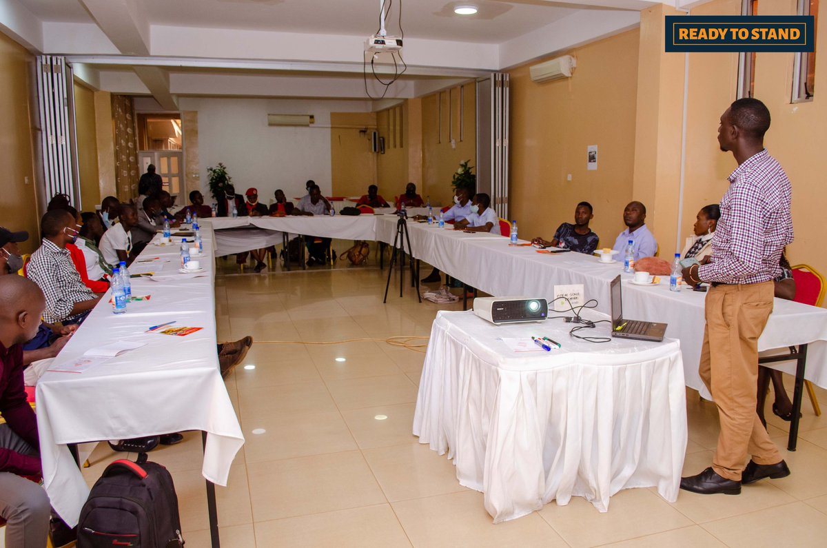 OpenSpaceUganda's tweet photo. #PictureMoments of the in-person and online capacity-building sessions on peaceful elections and youth participation in elections. 
#ReadyToStand 
#YMP 
#2021Elections 
#ThrowbackThursday https://t.co/ZRRA8byAEQ