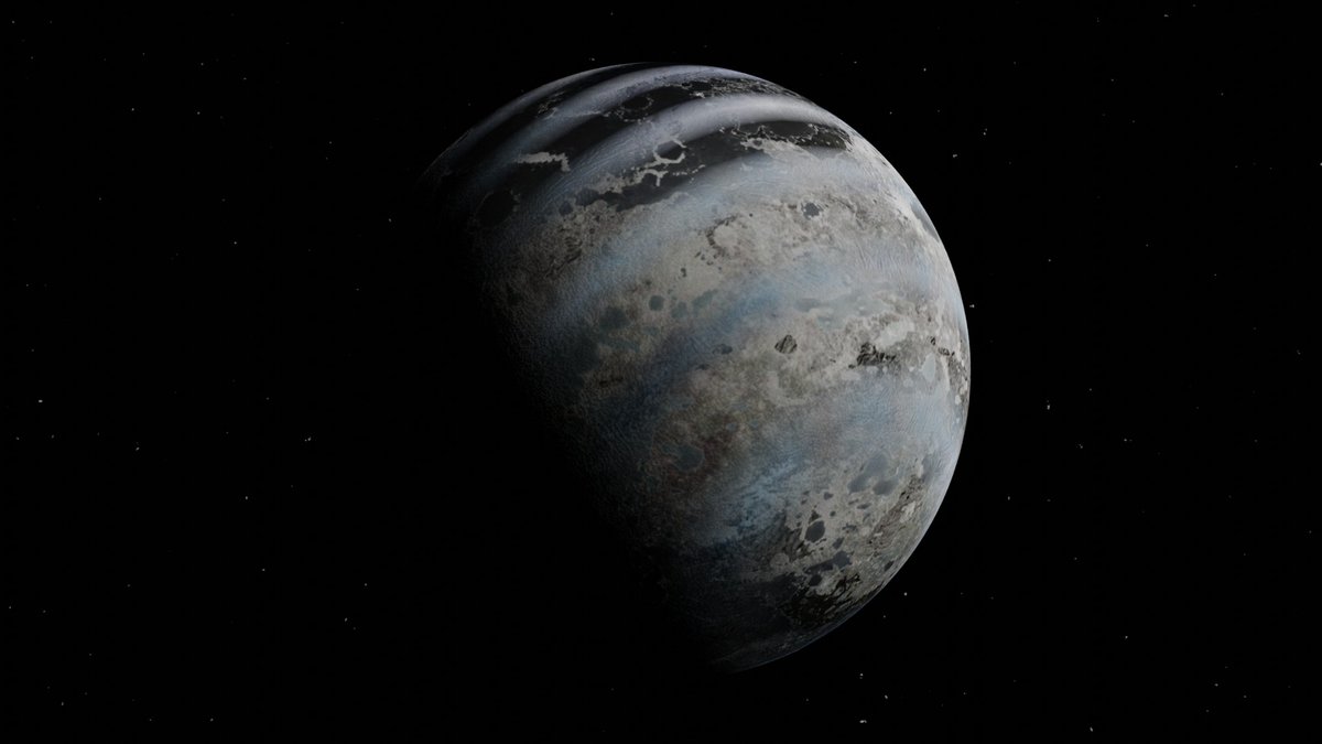 3DSpaceNFT's tweet photo. New planet generated procedurally ! #nftcollector #NFT #NFTs #3DSpaceNFT https://t.co/o6S9hsQdy1