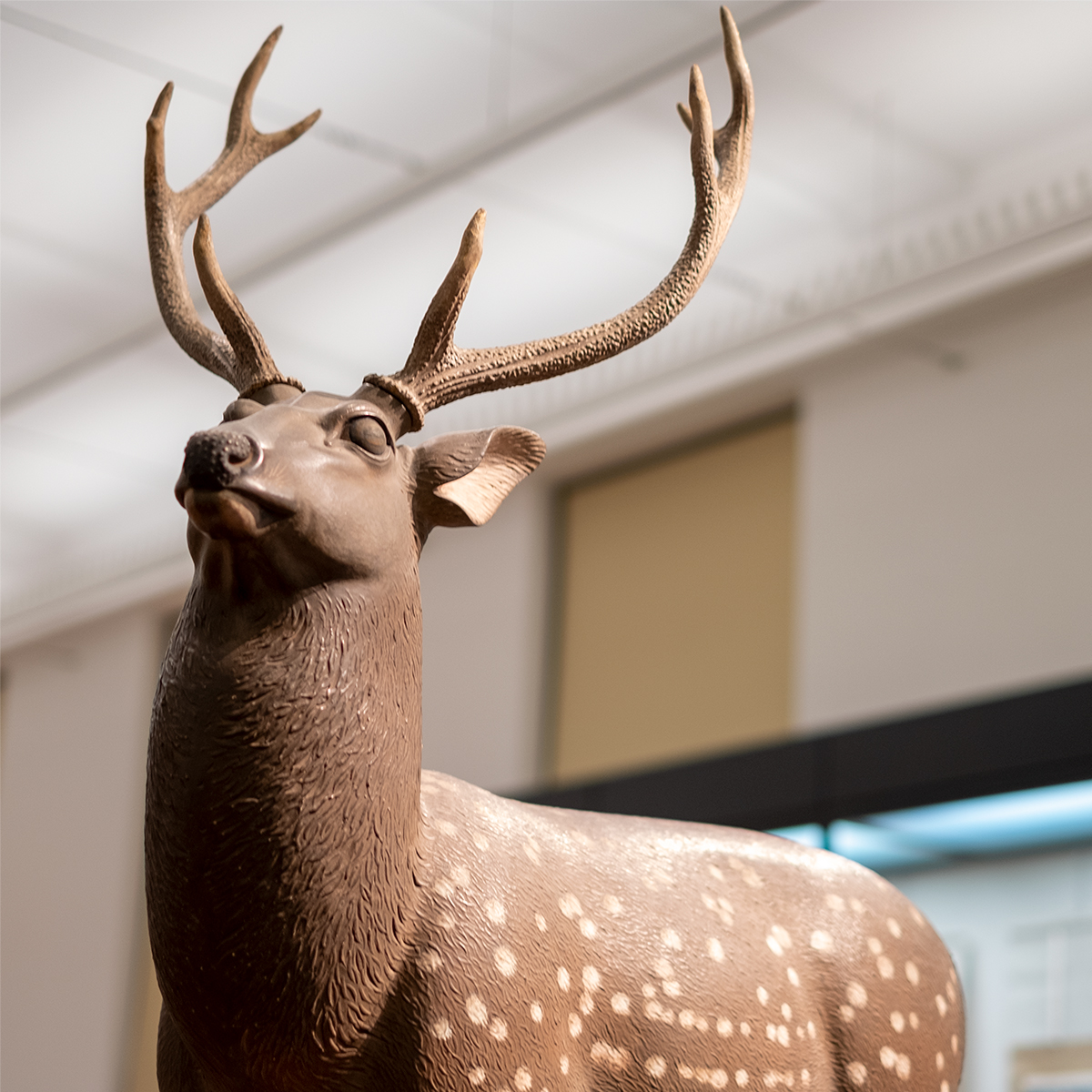 動物彫刻を得意とした森川杜園の七十三歳の作品です。1893年のシカゴ